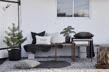 Merida kaitaliina 40x140 cm - musta - Boel & Jan