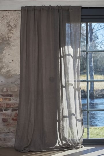Mirja sivuverhot 130x275 cm 2-pakkaus - Harmaa - Boel & Jan
