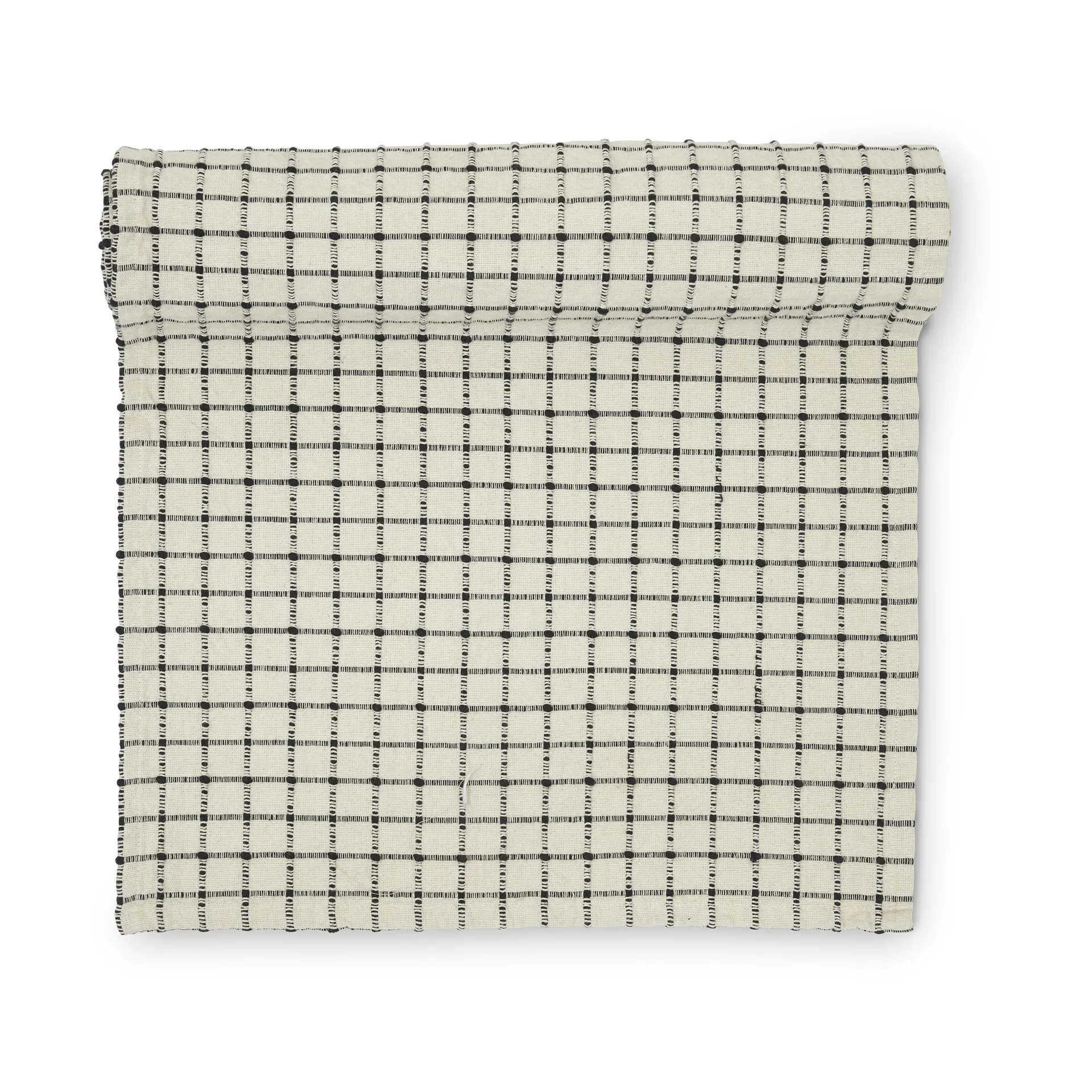 Noor kaitaliina 40 x 160 cm, Musta-offwhite Boel & Jan