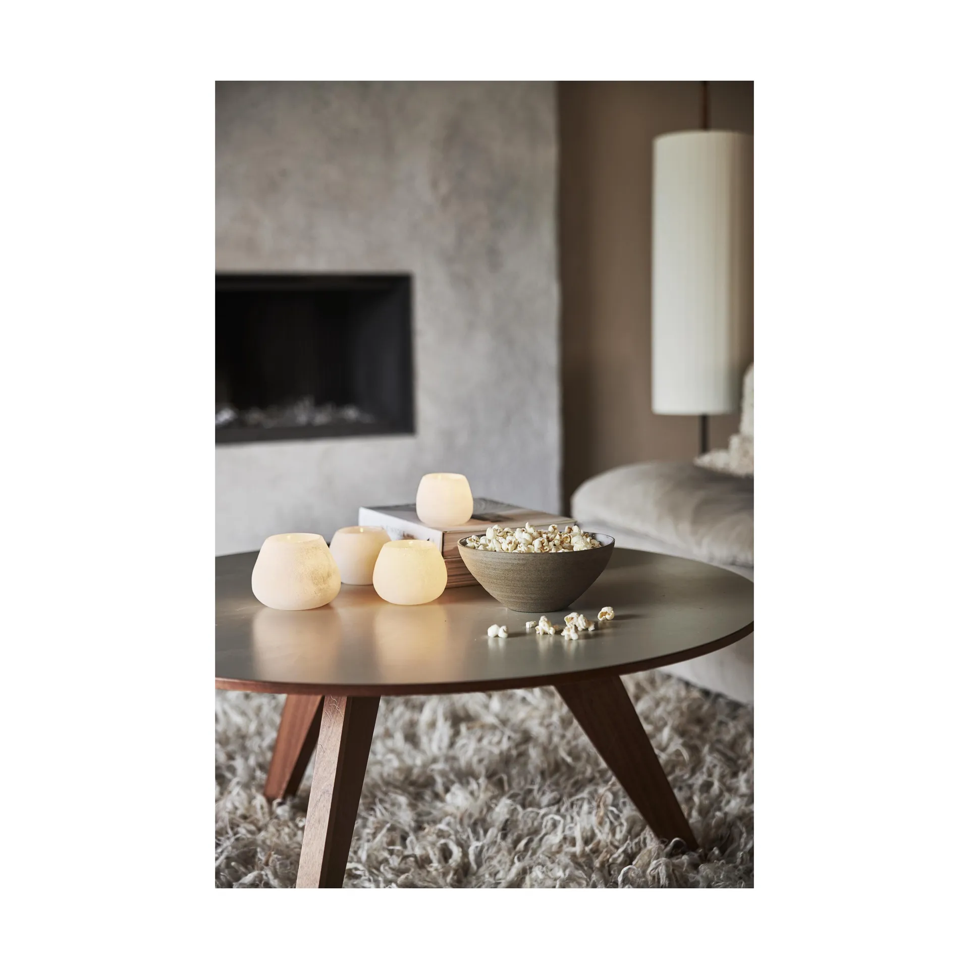 Norrvik kynttilälyhty valkoinen, Ø 11 cm Boel & Jan