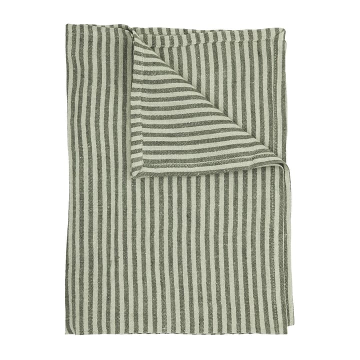 Rough Linen Stripe -keittiöpyyhe 50 x 70 cm - Vihreä - Boel & Jan