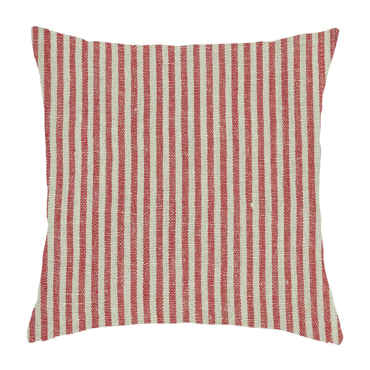 Rough Linen Stripe tyynyliina 45x45 cm - Punainen - Boel & Jan