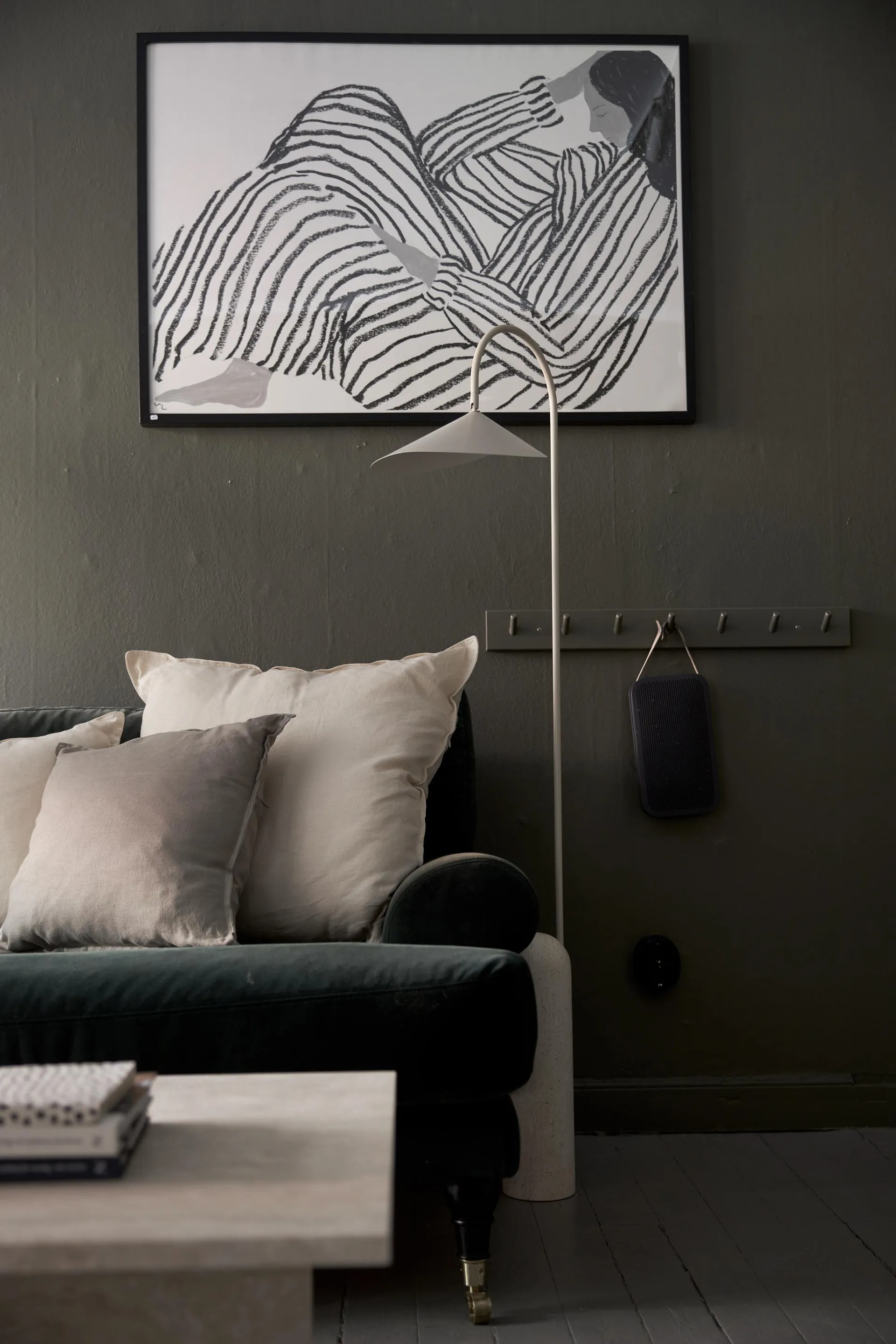 Sabina tyynynpäällinen 45 x 45 cm, Harmaa Boel & Jan