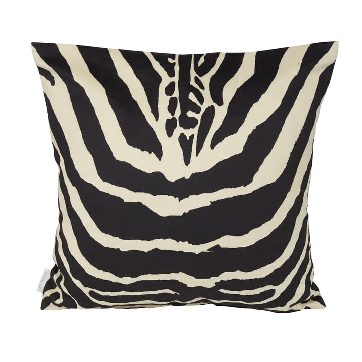 Safari Zebra -tyynynpäällinen, 43 x 43 cm - Musta-valkoinen - Boel & Jan