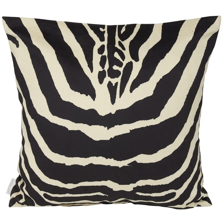 Safari Zebra -tyynynpäällinen, 60 x 60 cm - Musta-valkoinen - Boel & Jan