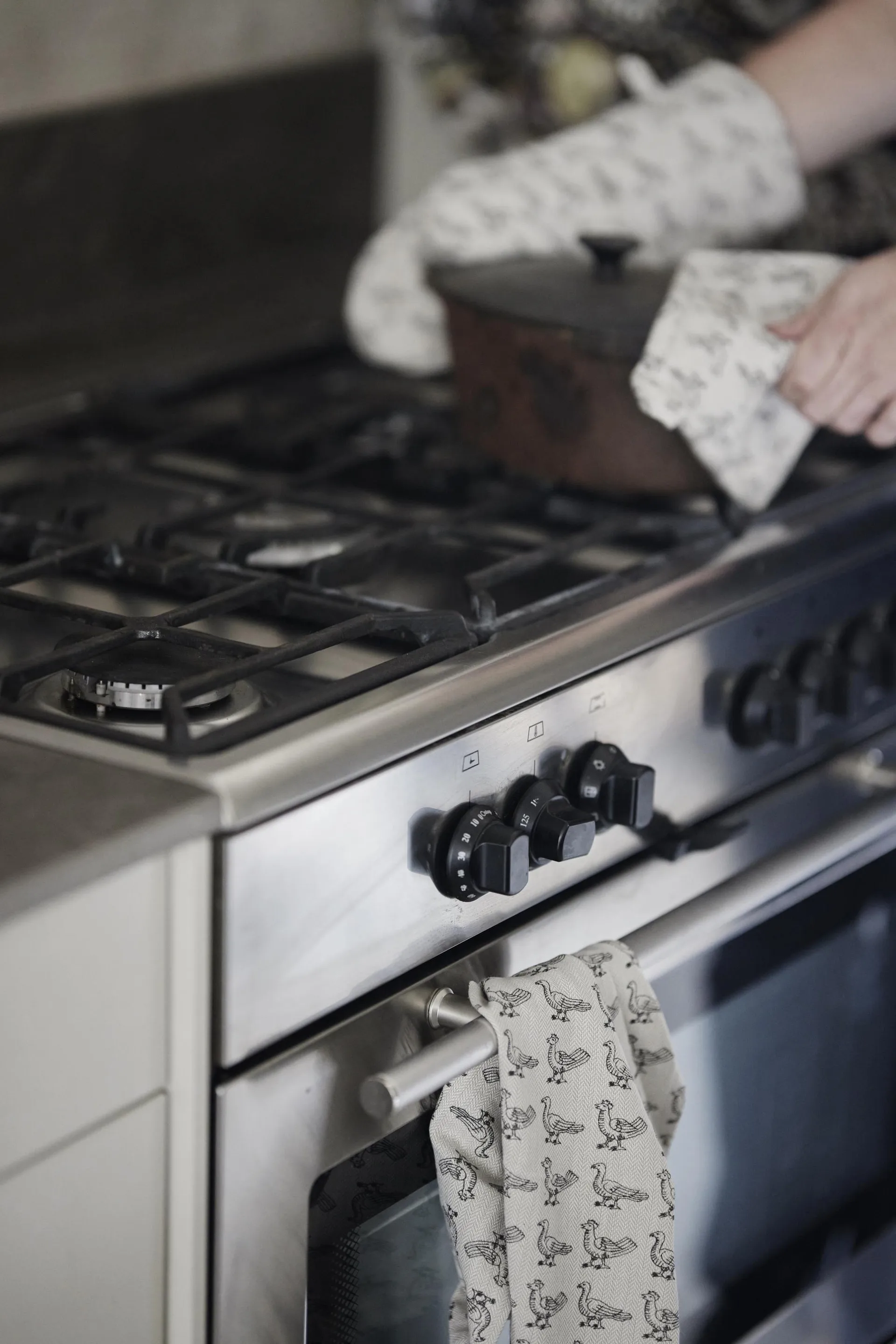 Stina keittiöpyyhe 50x70 cm, Beige Boel & Jan