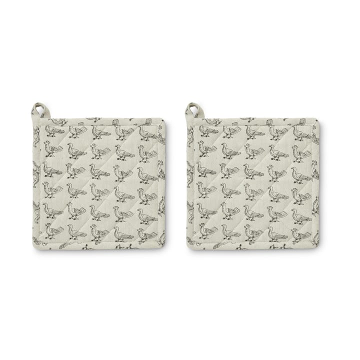 Stina patakinnas 20x20 cm 2 kpl - Beige - Boel & Jan