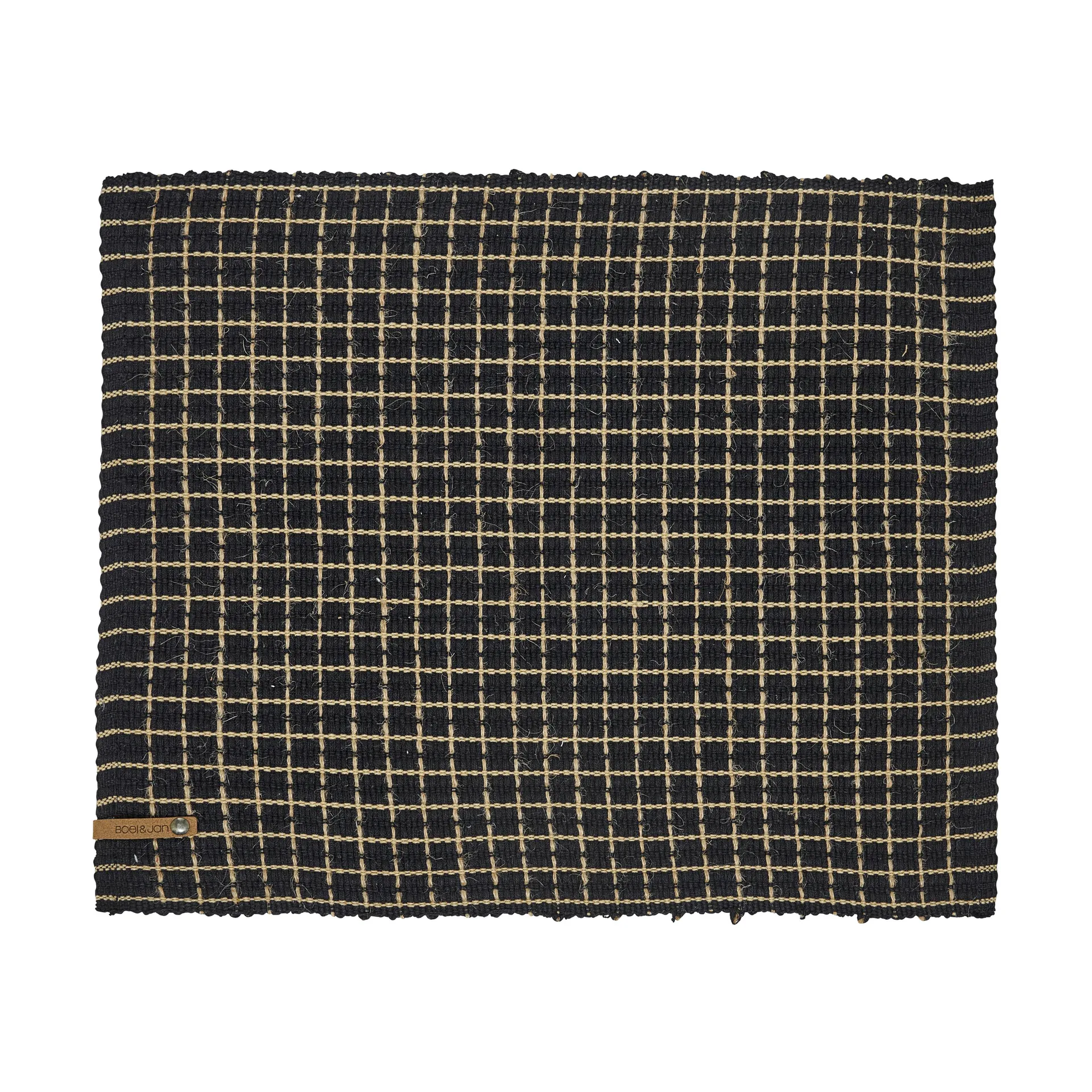 Tällberg pöytätabletti 35 x 45 cm, Musta-luonnonvärinen Boel & Jan