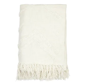 Tovhult puuvillahuopa 130 x 170 cm - Offwhite - Boel & Jan