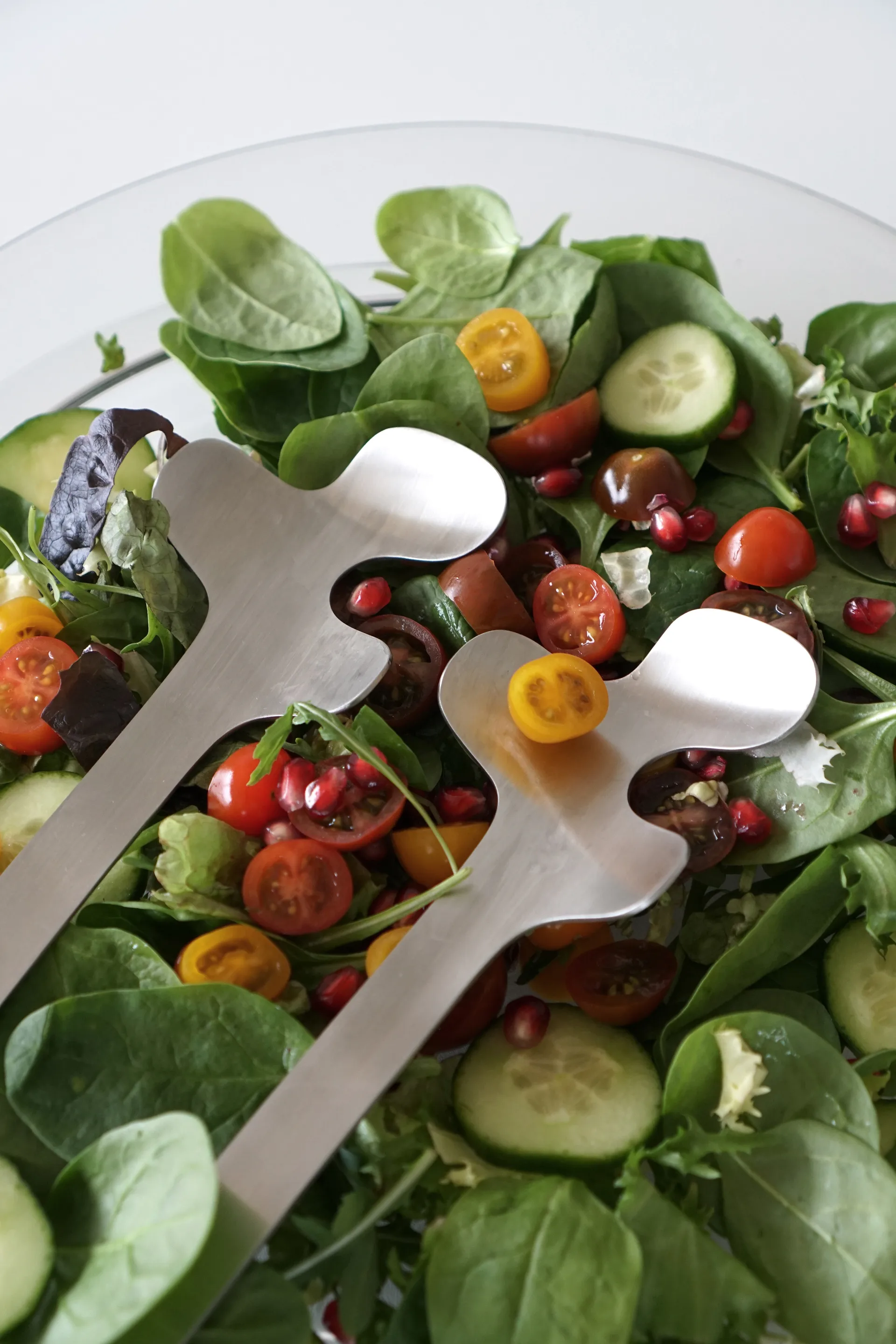 Leaf salaattiottimet, Brushed Steel Born In Sweden