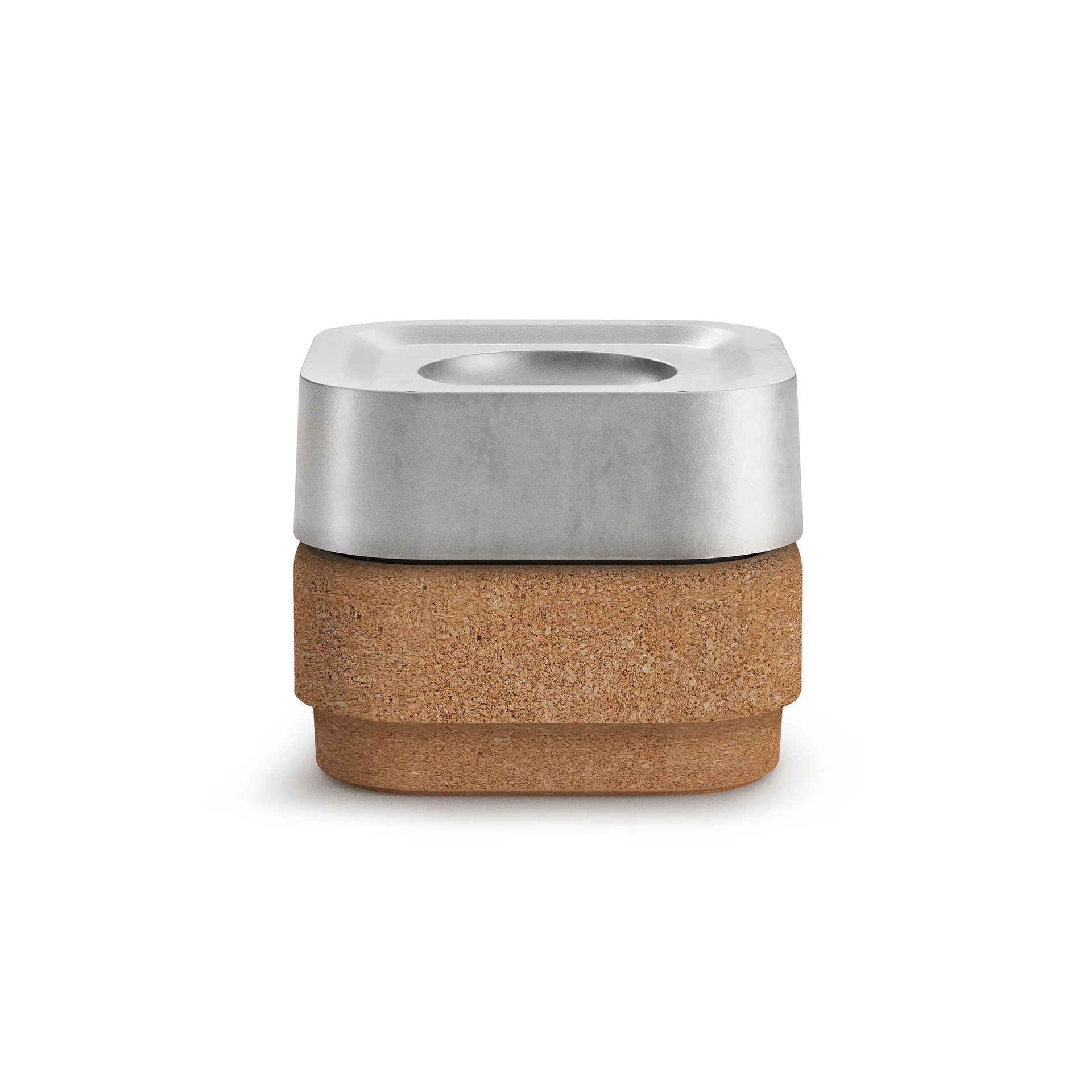 Stumpastaken Ettan -kynttilänpidike, Alumiini Born In Sweden