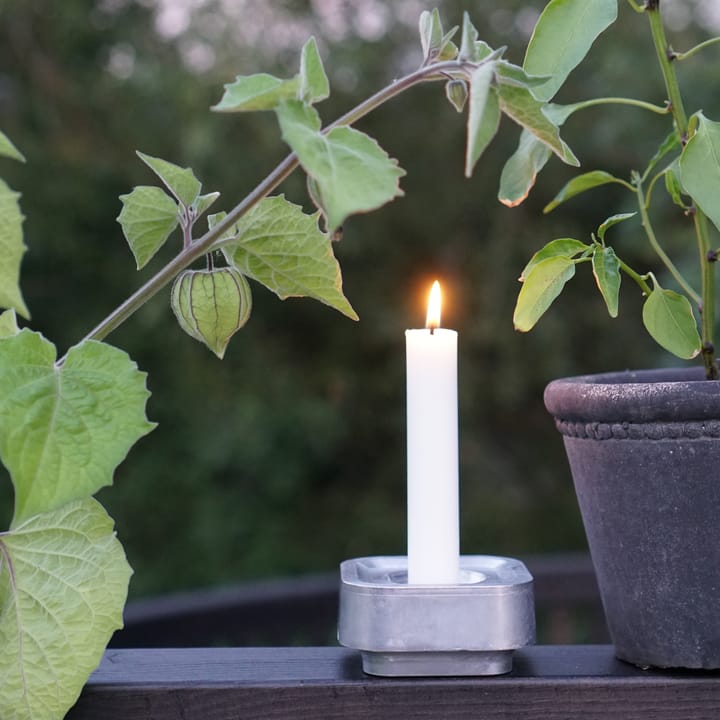 Stumpastaken Ettan -kynttilänpidike, Alumiini Born In Sweden