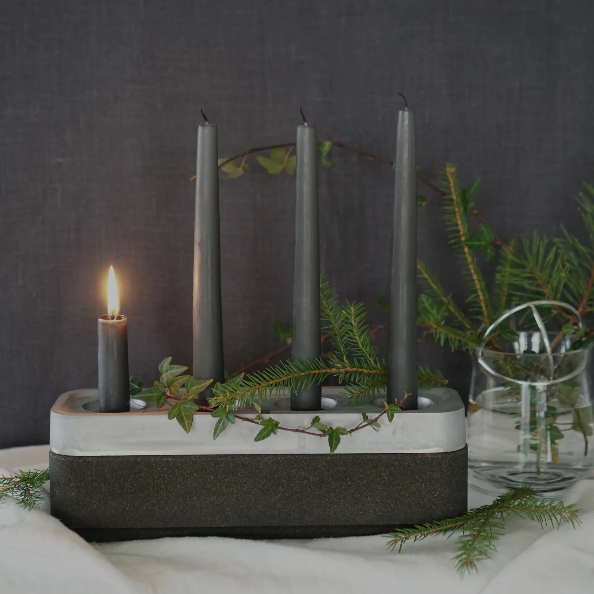 Stumpastaken pitkänomainen kiillotettu, 8,5 x 29,5 cm Born In Sweden