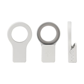 Bosign Loop klipsit keittiöpyyhkeelle 2-pack - Valkoinen - Bosign