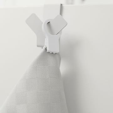 Bosign Loop klipsit keittiöpyyhkeelle 2-pack - Valkoinen - Bosign