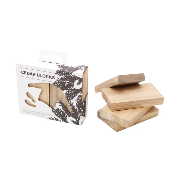 Bosign tuoksulohko valkoisesta setripuusta, 4-pack Bosign