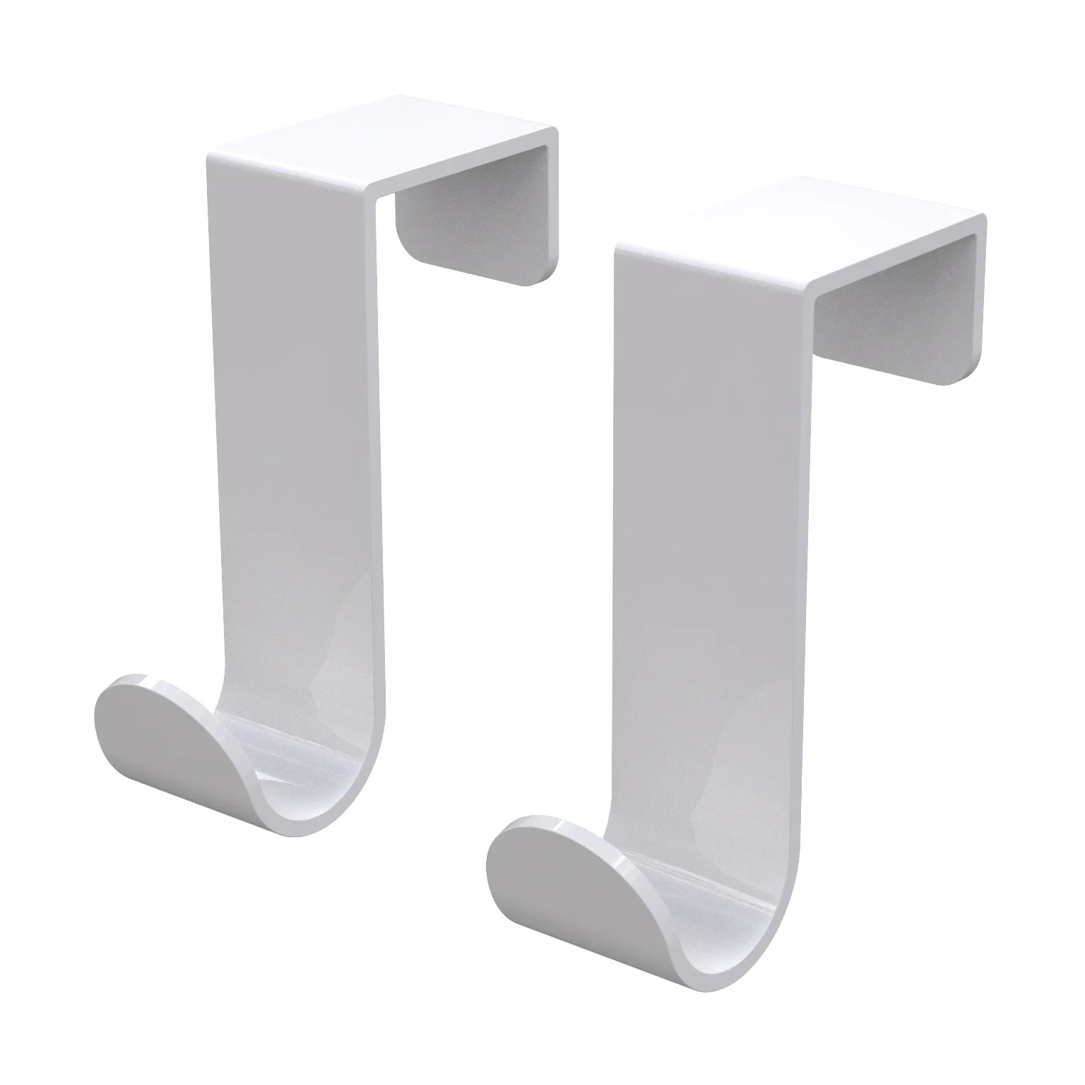 Bosign yksinkertainen J-koukku 2 kpl, Valkoinen Bosign