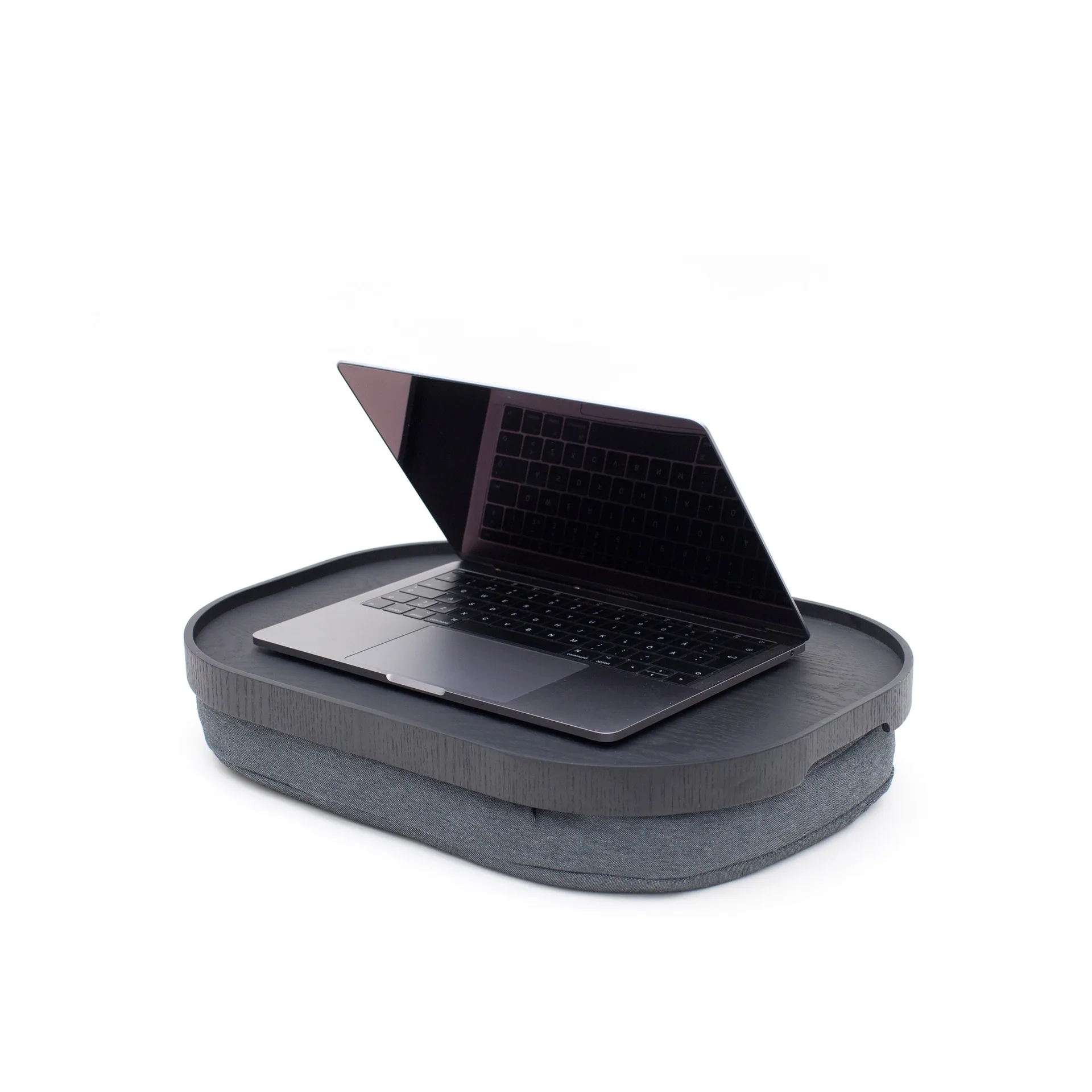 CurveLine™ liukueste polvitarjotin 47x34 cm, Musta paju harmaa Bosign