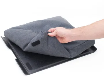 Polvitarjotin Laptray liukuestepinta 46×38 cm - Musta paju harmaa - Bosign