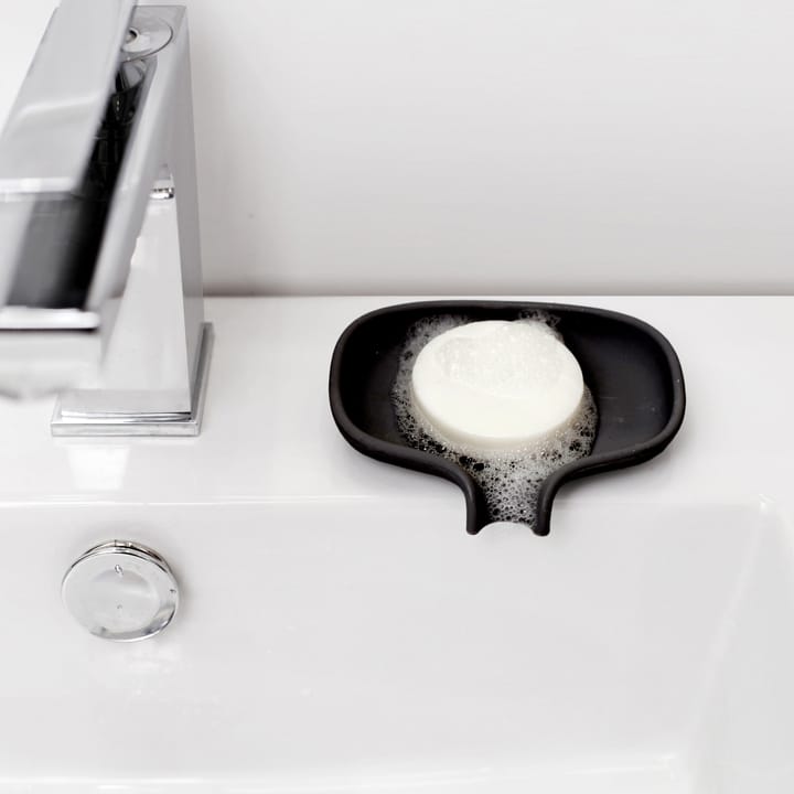 Soap Saver Flow saippua-alusta valutuspipalla small, Musta Bosign