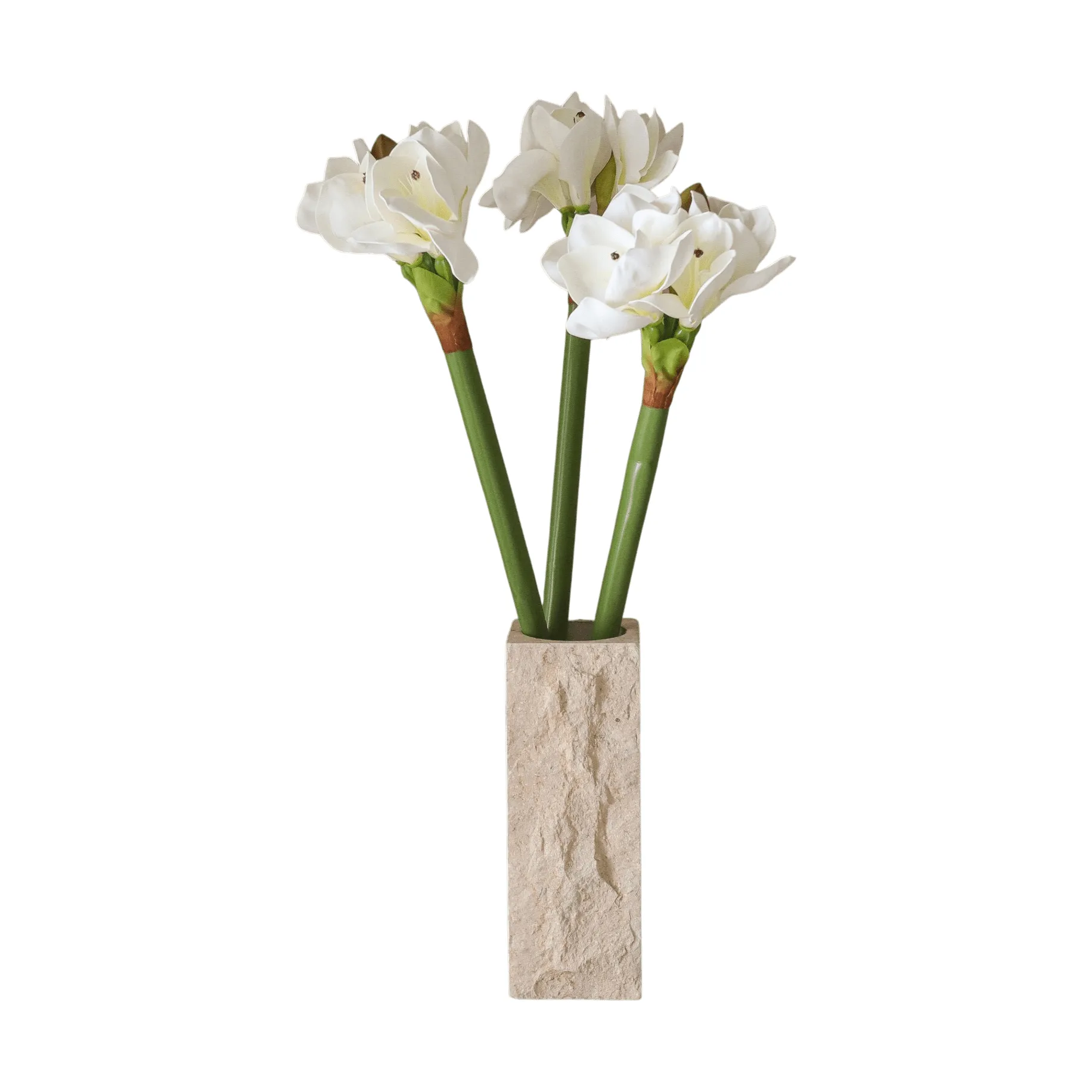 Botané Amaryllis tekokukkakimppu Valkoinen, 73 cm