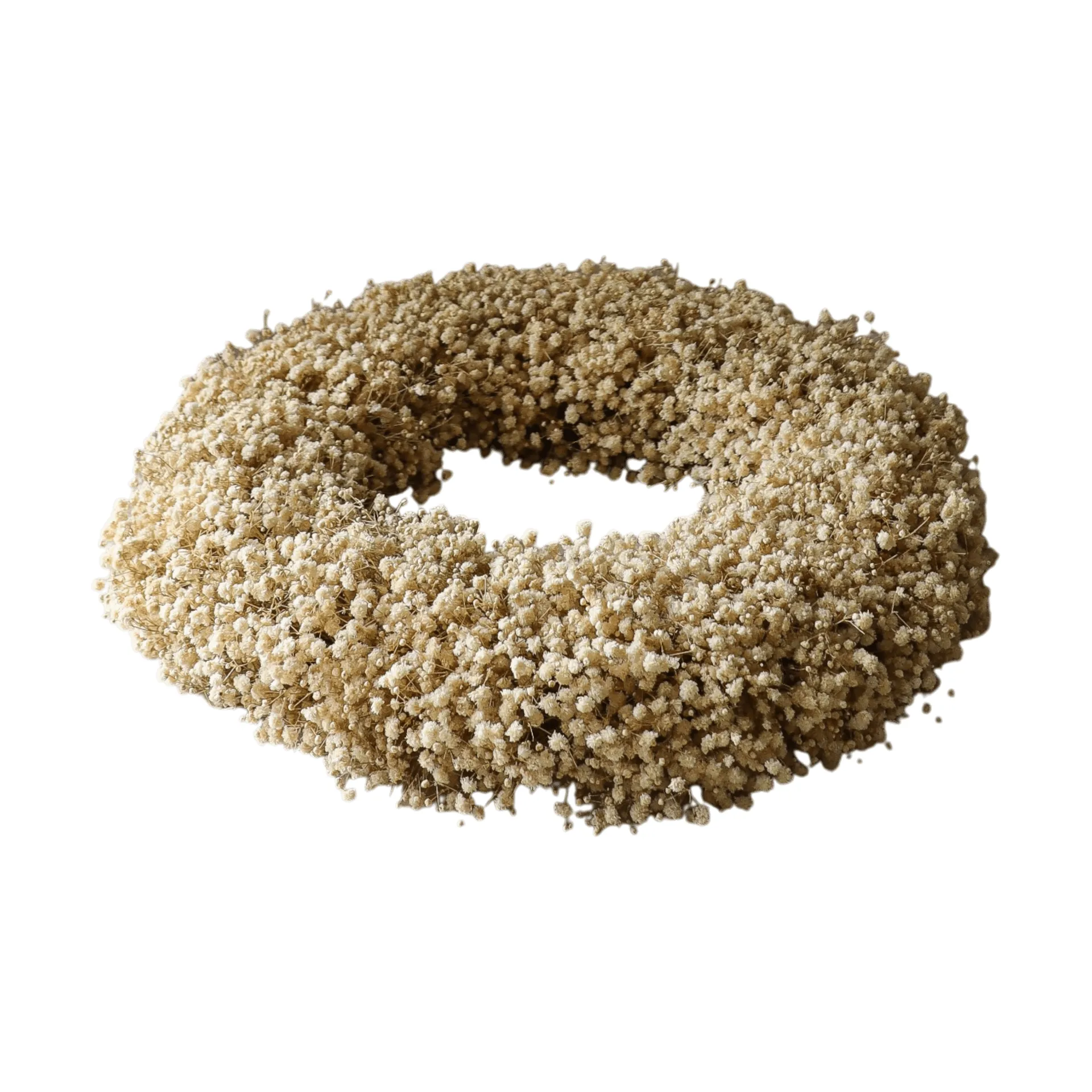 Brudslöja Wreath kukkaseppele, Keltainen, Ø40 cm Botané