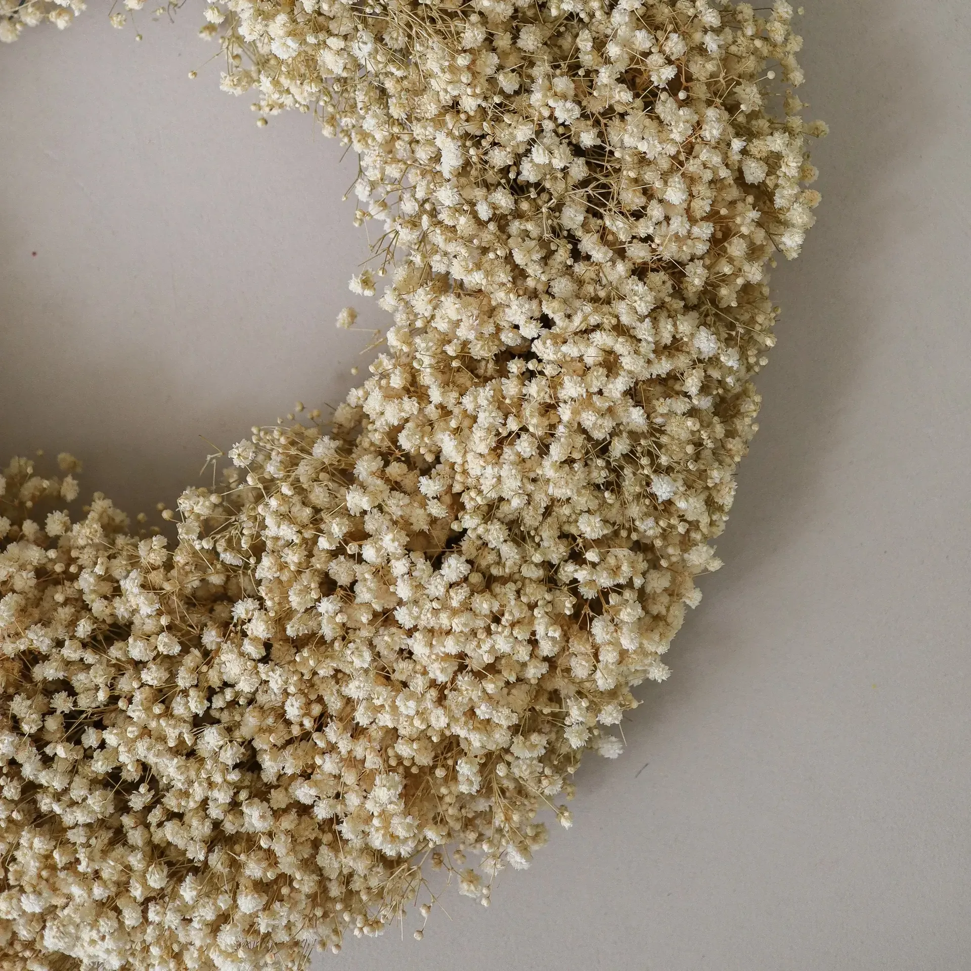 Brudslöja Wreath kukkaseppele, Keltainen, Ø40 cm Botané