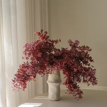 Burgundy Maple Branch tekokimppu - 107 cm, 4 kpl - Botané