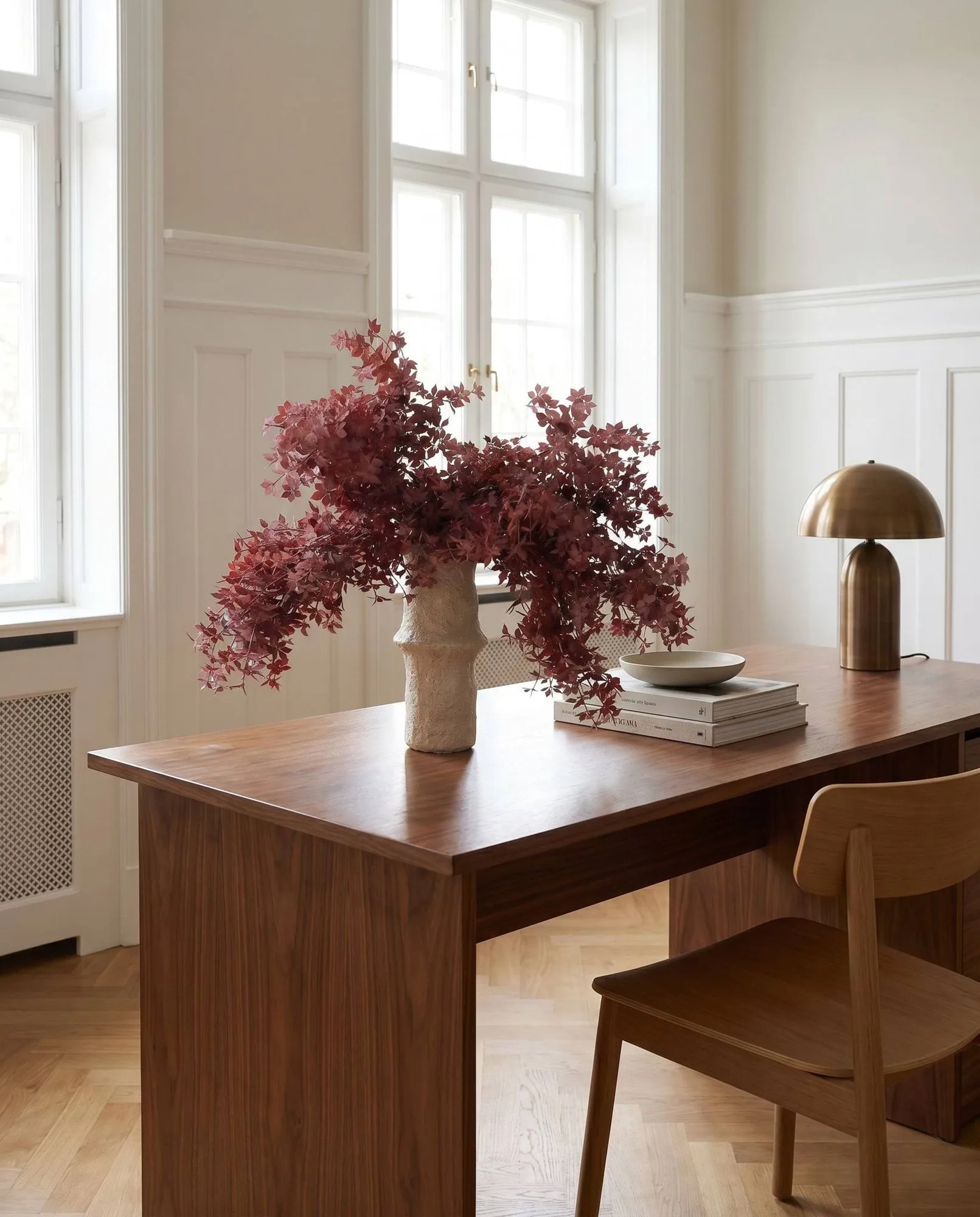 Burgundy Maple Branch tekokimppu, 107 cm, 4 kpl Botané