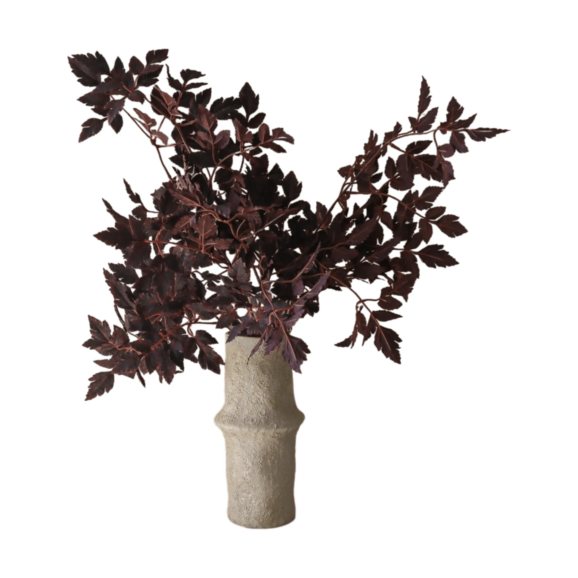 Botané Burgundy Plum Leaves tekokimppu 85 cm, 4 kpl