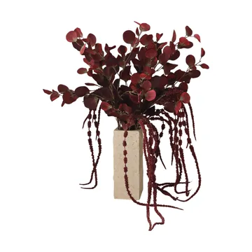 Burgundy veil tekokukkakimppu - Eukalyptus, amarantti, 84 cm - Botané