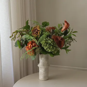 Cedar Grove tekokimppu - Hortensia–puolikaktusdaalia–kalla, 90 cm, 14 kpl - Botané
