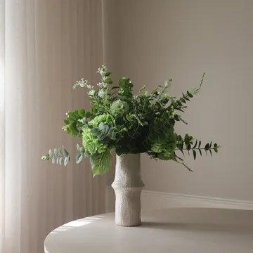 Deep Green tekokimppu - Hortensia–villikukat–eukalyptus–ohdake 15 kpl - Botané