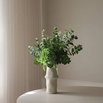 Deep Green tekokimppu - Hortensia–villikukat–eukalyptus–ohdake 15 kpl - Botané