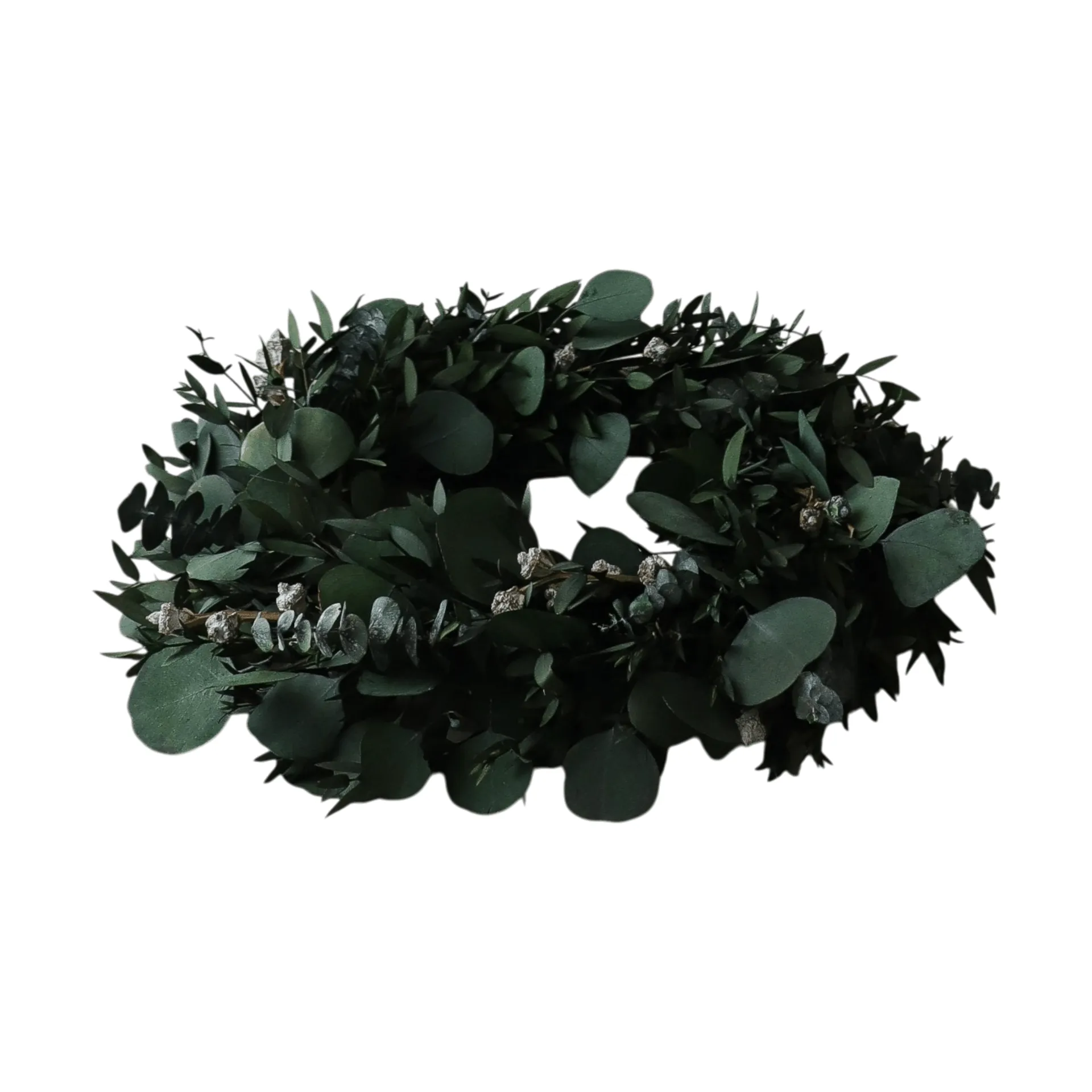 Eucalyptus Wreath kranssi, Green mixed, Ø40 cm Botané