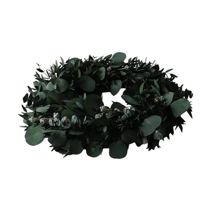 Eucalyptus Wreath kranssi - Green mixed, Ø40 cm - Botané