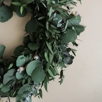 Eucalyptus Wreath kranssi - Green mixed, Ø40 cm - Botané