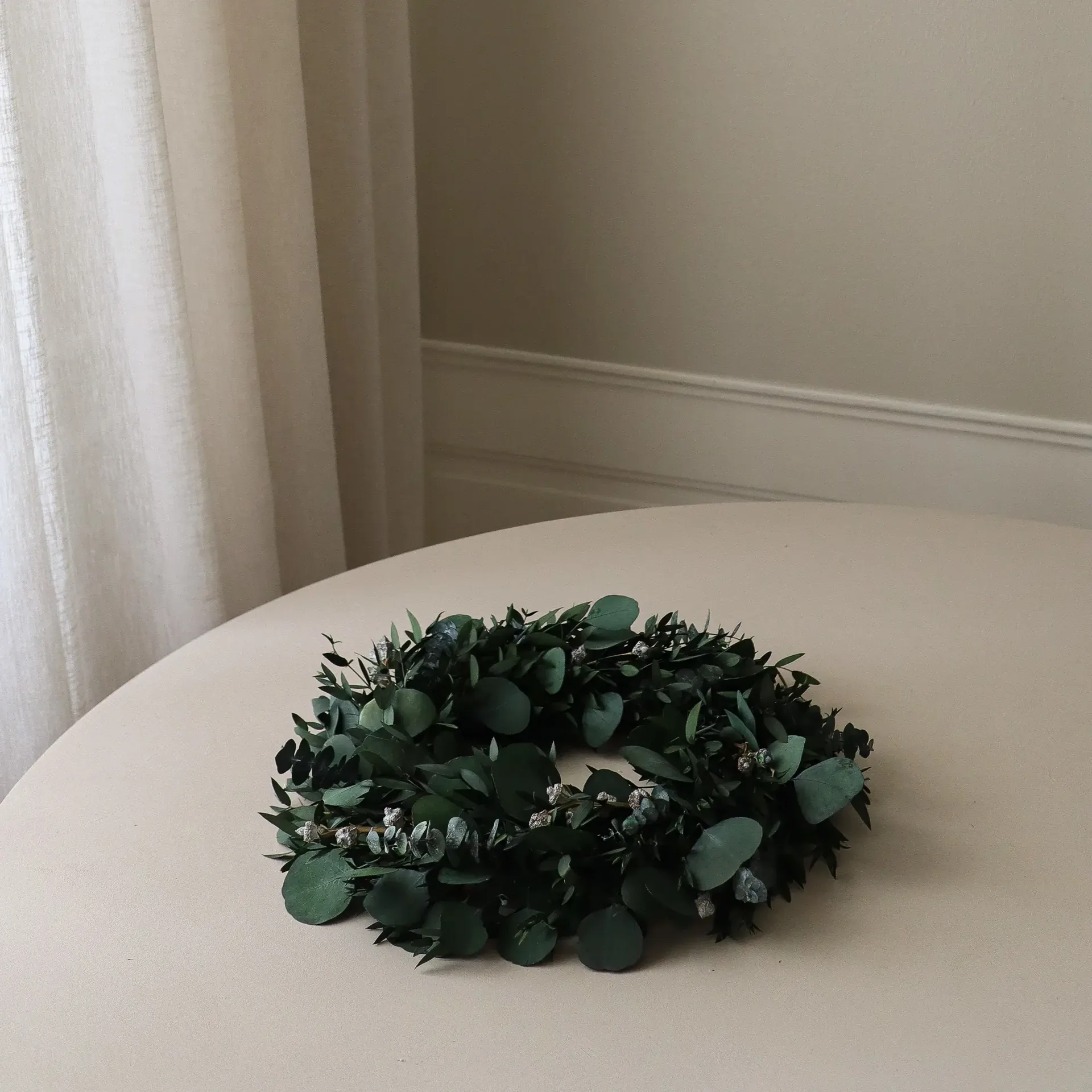 Eucalyptus Wreath kranssi, Green mixed, Ø40 cm Botané