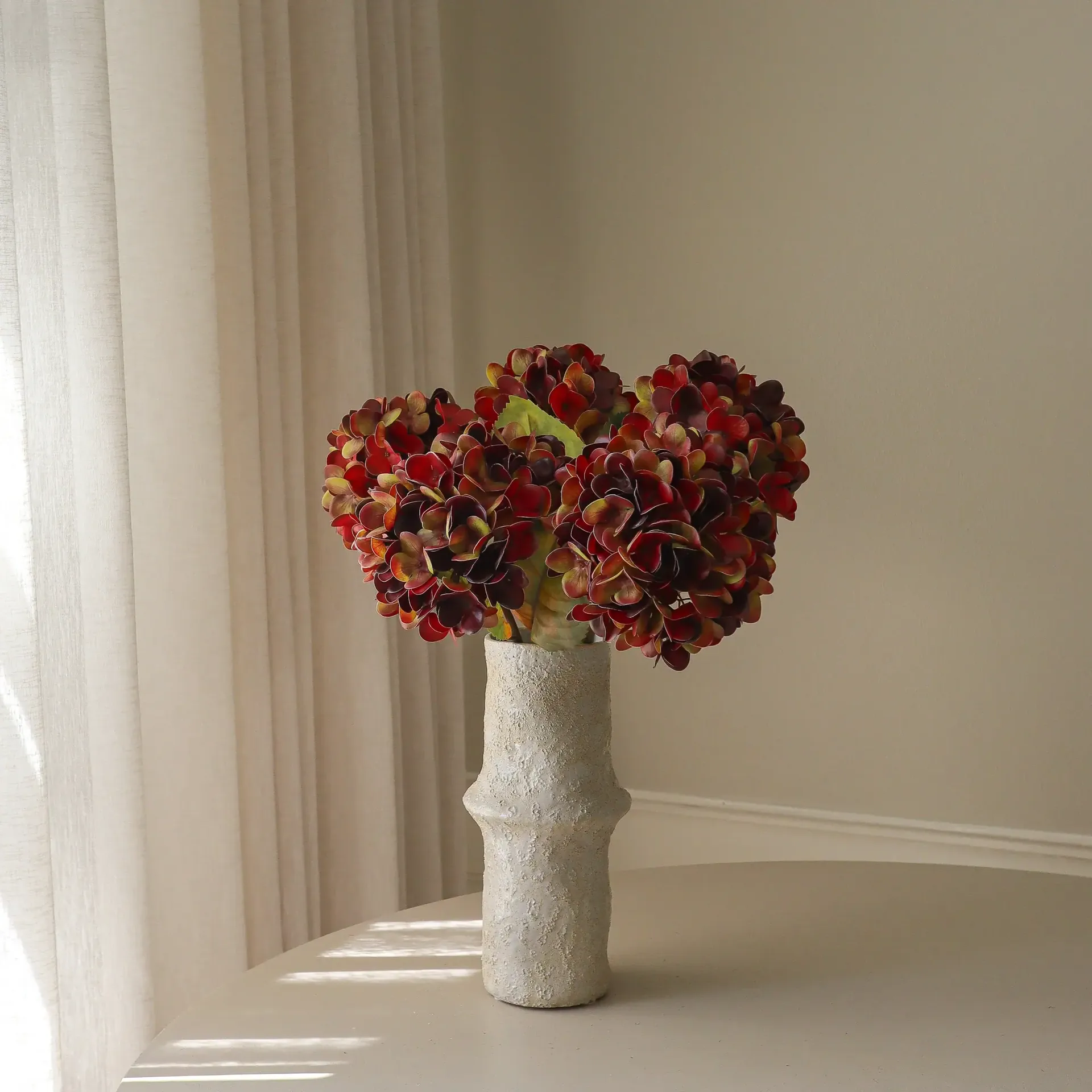 Hortensia tekokimppu, Syvä burgundy, 60 cm, 6 kpl Botané