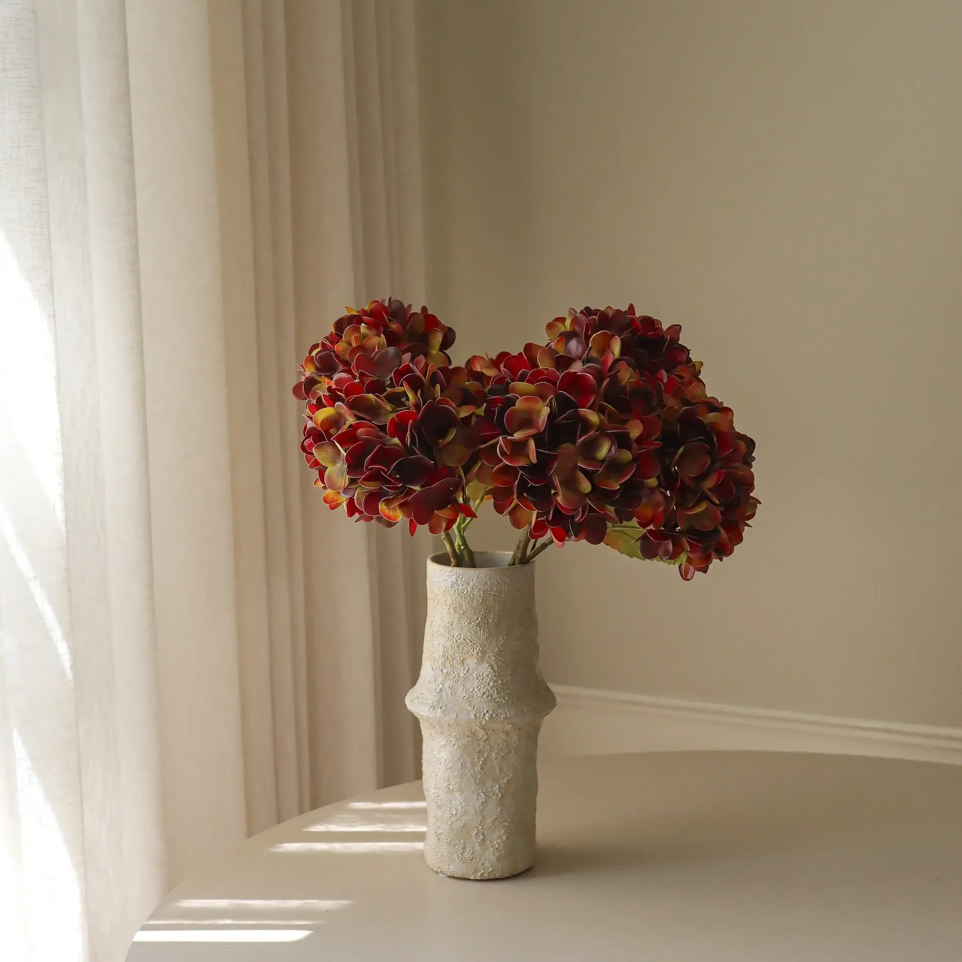 Hortensia tekokimppu, Syvä burgundy, 60 cm, 6 kpl Botané
