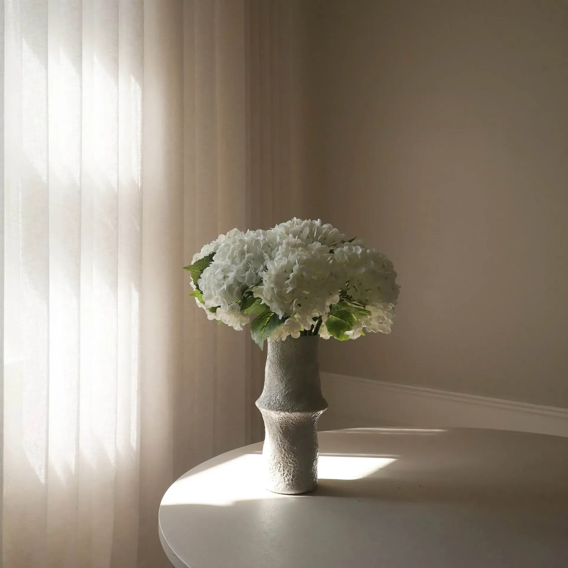 Hortensia tekokimppu, Valkoinen, 7 kpl Botané