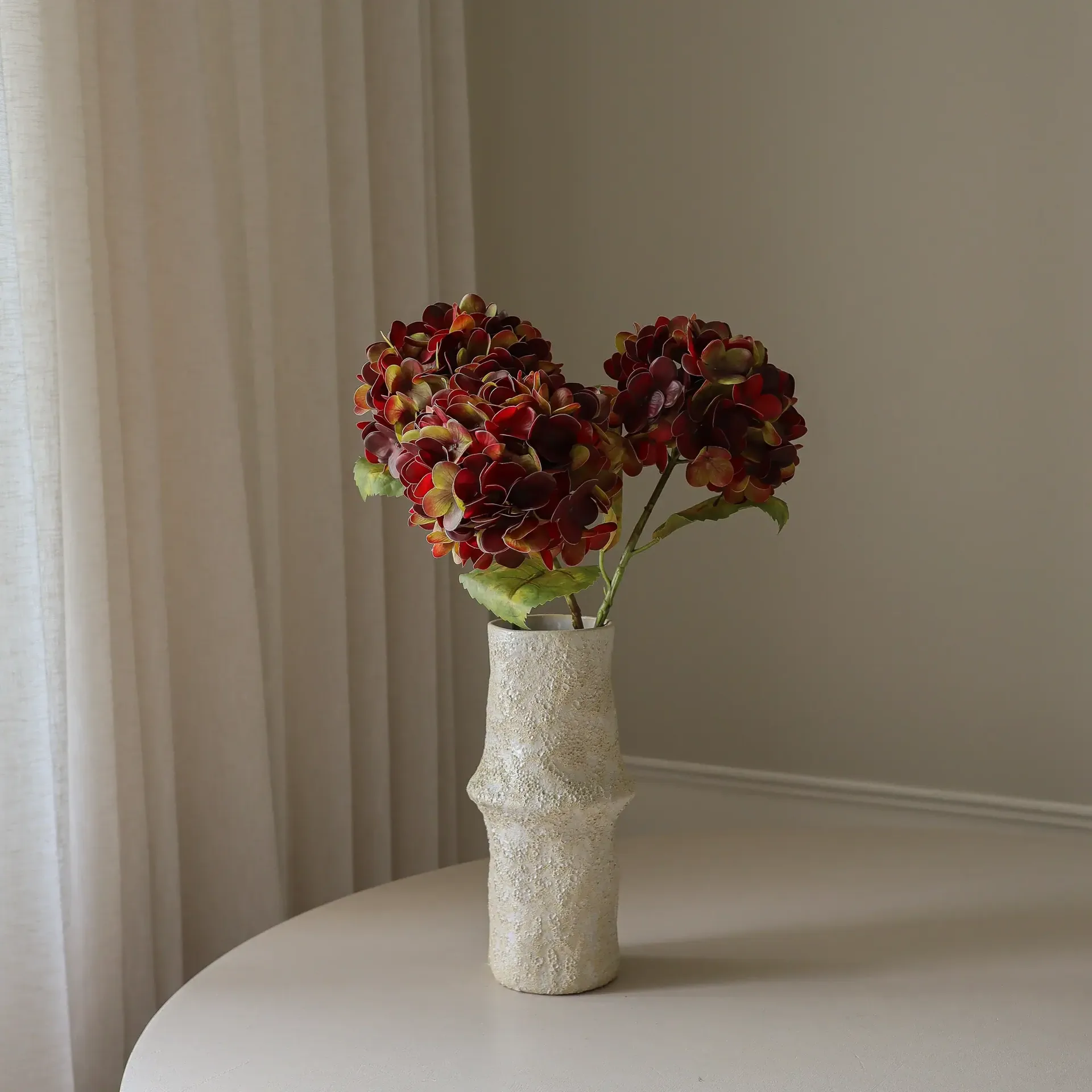 Hortensia tekokukka, Deep burgundy, 60 cm, 1 kpl Botané