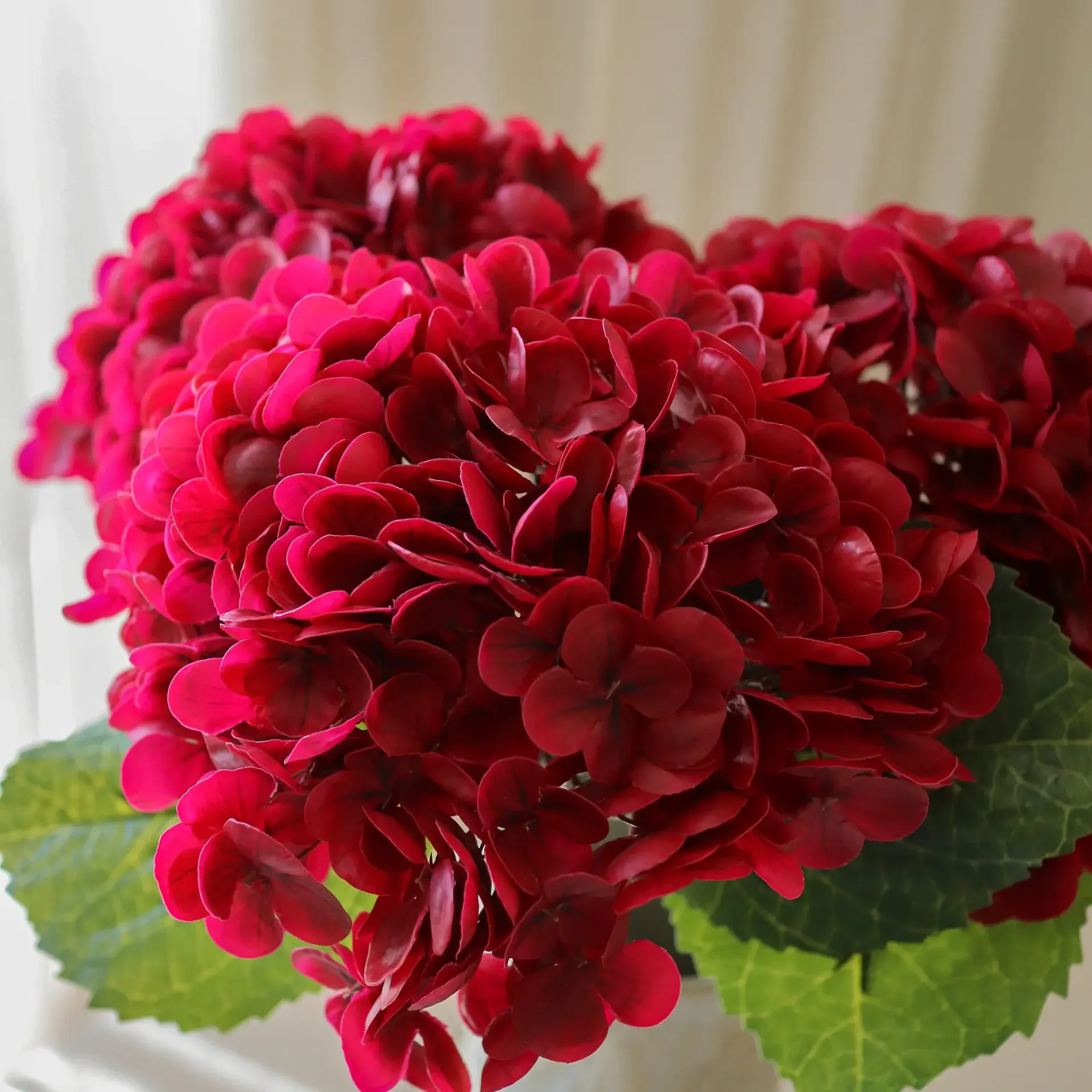 Hortensia tekokukka, Punainen, 51 cm, 1 kpl Botané