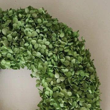 Hortensia Wreath kukkakranssi - Green, Ø40 cm - Botané