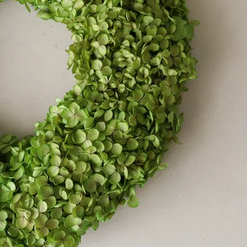 Hortensia Wreath kukkakranssi - Vaaleanvihreä, Ø40 cm - Botané