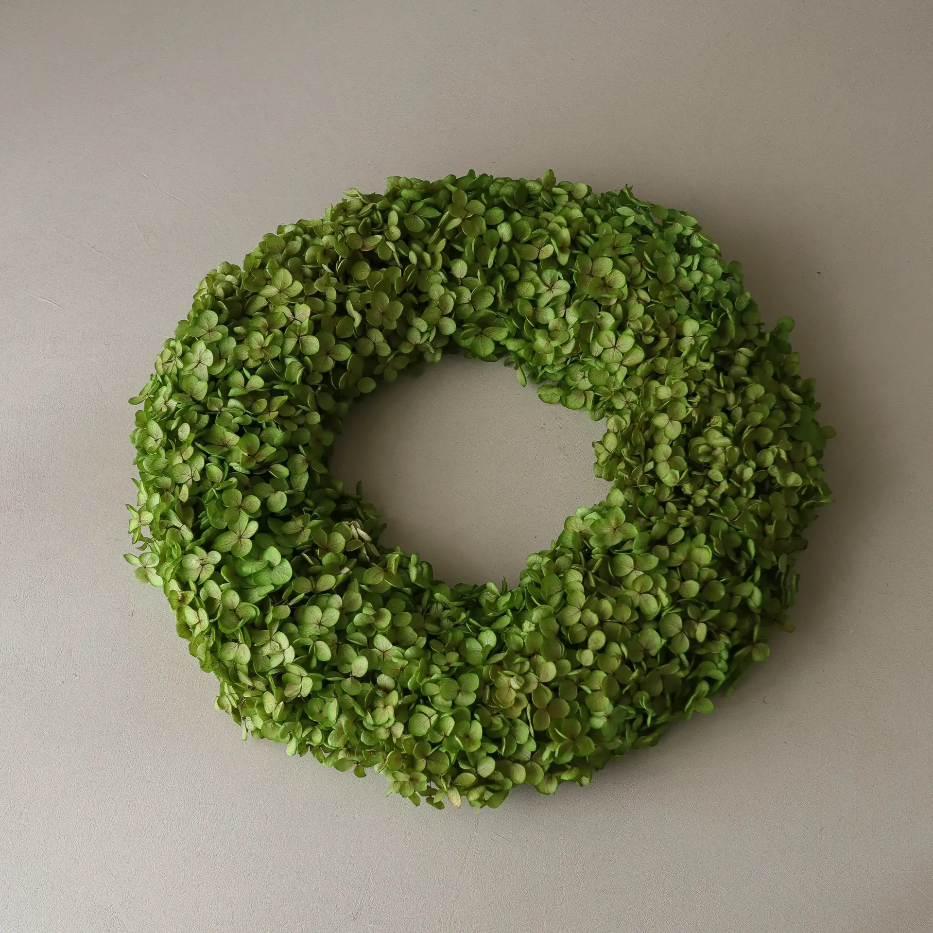Hortensia Wreath kukkakranssi, Vaaleanvihreä, Ø40 cm Botané