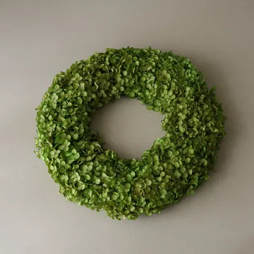 Hortensia Wreath kukkakranssi - Vaaleanvihreä, Ø40 cm - Botané
