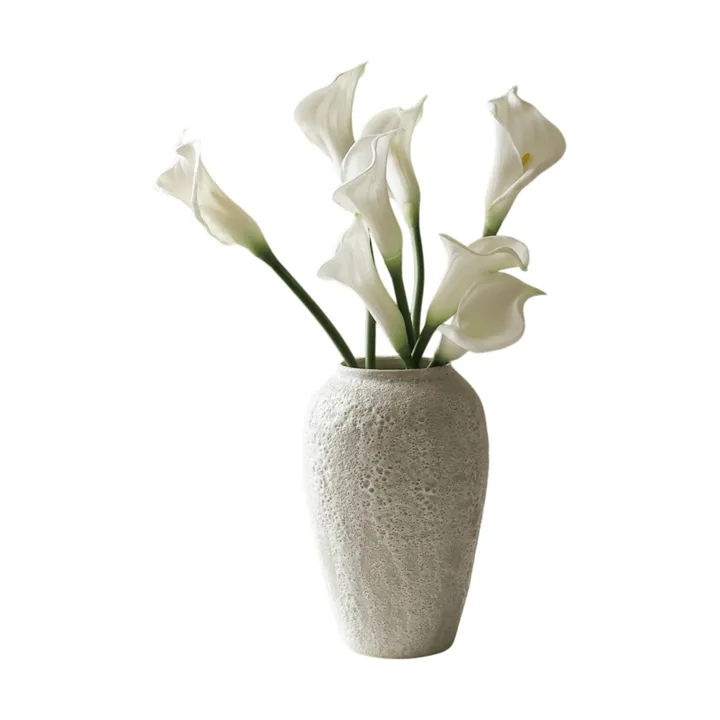 Kalla-lilja tekokukkakimppu - Valkoinen, 65 cm, 8 kpl - Botané