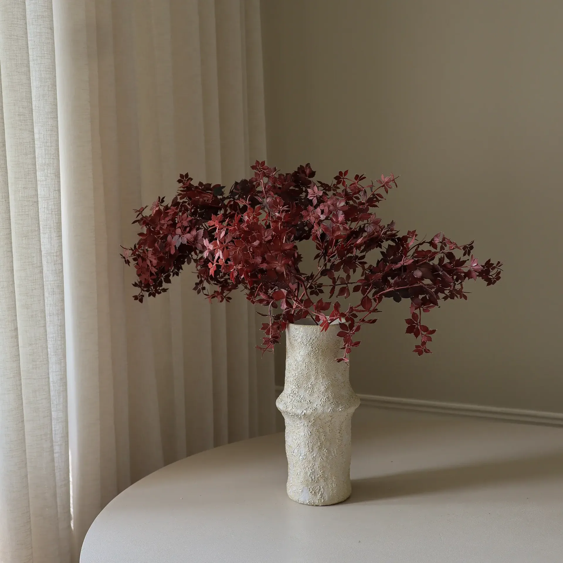Maple Branch tekokimppu, Burgundi, 107 cm, 1 kpl Botané