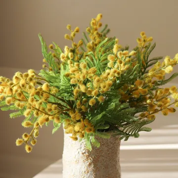 Mimosa tekokukkakimppu - Mini, keltainen 10 kpl - Botané